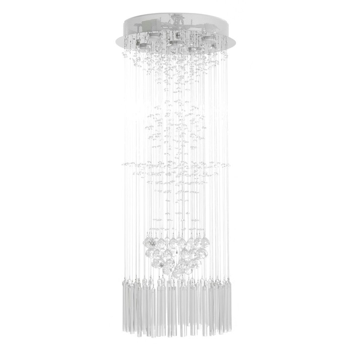 Светильник каскад "Версалия" 5xLED хром 40х40х102см BayerLux