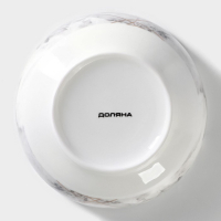 Салатник фарфоровый Доляна &laquo;Мрамор&raquo;, 600 мл, d=15,5 см