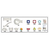 Конструктор магнитный &laquo;Марблс&raquo;, 113 деталей