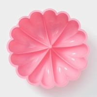 Форма для выпечки Доляна «Сердца», силикон, 24,5×24,5×8 см, цвет розовый Форма для выпечки Доляна «Сердца», силикон, 24,5×24,5×8 см, цвет розовый