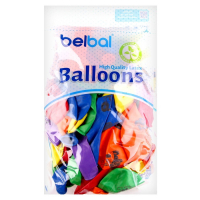 Шар латексный 14" &laquo;Забавный трактор&raquo; пастель МИКС, 2 ст., набор 50 шт.