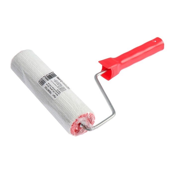 Валик ЛОМ, велюр, 200 мм, рукоятка d=6 мм, D=50 мм Валик ЛОМ, велюр, 200 мм, рукоятка d=6 мм, D=50 мм