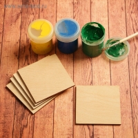 Набор заготовок для творчества «Квадрат», 5 шт Набор заготовок для творчества «Квадрат», 5 шт