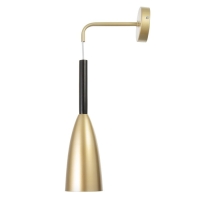 Бра "Капля" Е27 40Вт золото 10х10х35-135см Бра "Капля" Е27 40Вт золото 10х10х35-135см