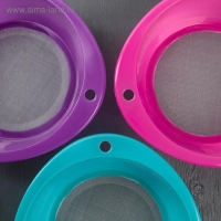 Сито для просеивания, 23,5×21×7 см, цвет МИКС Сито для просеивания, 23,5×21×7 см, цвет МИКС