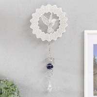 Ветряной колокольчик металл 3D "Колибри" с бусиной 13,5х13,5х31 см Ветряной колокольчик металл 3D "Колибри" с бусиной 13,5х13,5х31 см