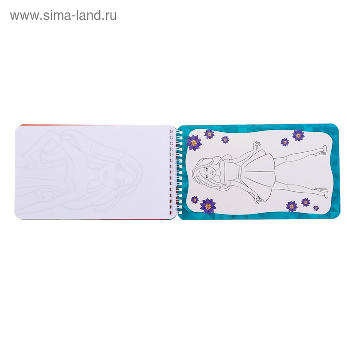 Альбом с наклейками и трафаретами &laquo;Стильный образ&raquo;, 72 стр.