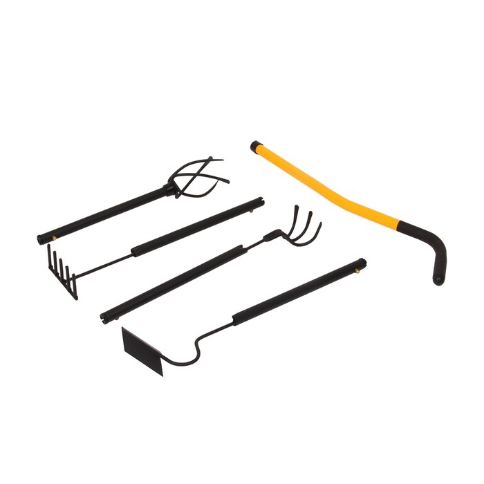 Набор инструмента TORNADICA &laquo;Мини 4&raquo;, 4 предмета: рыхлитель, грабли, культиватор, бороздовичок