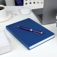 Ручка шариковая Broad Ring, глянцевая, темно-синяя Ручка шариковая Broad Ring, глянцевая, темно-синяя