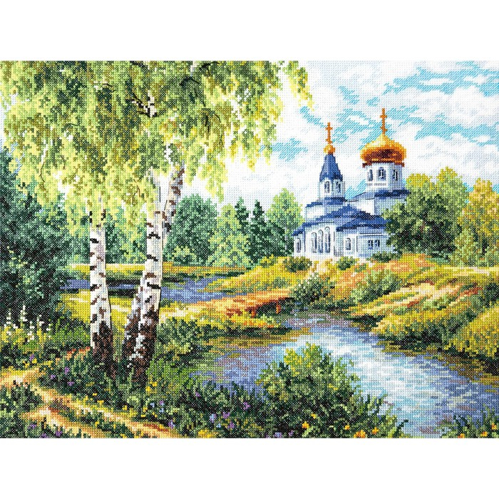 Набор для вышивания крестом &laquo;Дорога к Храму&raquo;