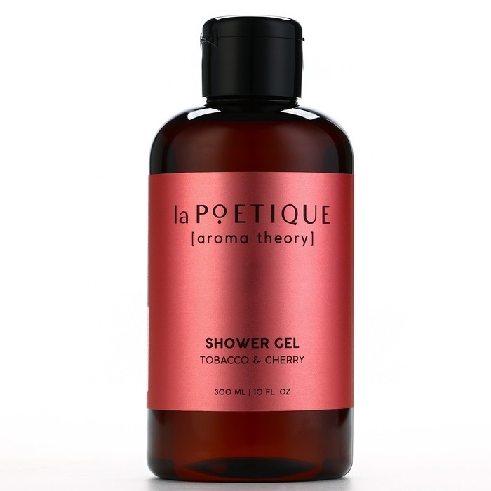 Гель для душа женский, 300 мл, аромат табака и вишни, LA POETIQUE Гель для душа женский, 300 мл, аромат табака и вишни, LA POETIQUE