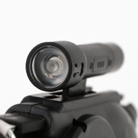 Рулетка &laquo;Косточка&raquo; с фонарем и отсеком для пакетов, 4,5 м, вес животного до 20 кг, черная