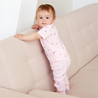 Футболка детская MINAKU, цвет розовый, рост 68-74см