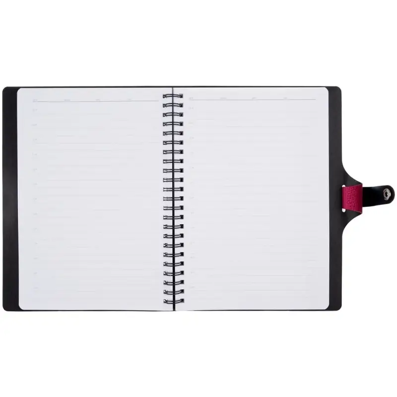 Ежедневник Strep Front на заказ, недатированный, малиновый