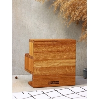 Подставка - салфетница Adelica, 14×15×12 см, дуб Подставка - салфетница Adelica, 14×15×12 см, дуб