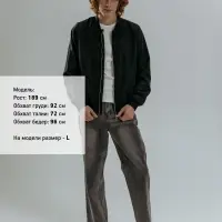 Бомбер Wigton, черный, размер XS