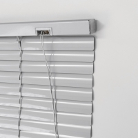 Жалюзи горизонтальные 60&times;160 см, цвет металлик