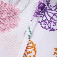 Скатерть - дорожка на стол Медальоны 40х150см, рогожка, хлопок 100% Скатерть - дорожка на стол Медальоны 40х150см, рогожка, хлопок 100%