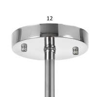 Люстра "Миранда" 3хЕ27 40Вт хром 59х59х26см BayerLux