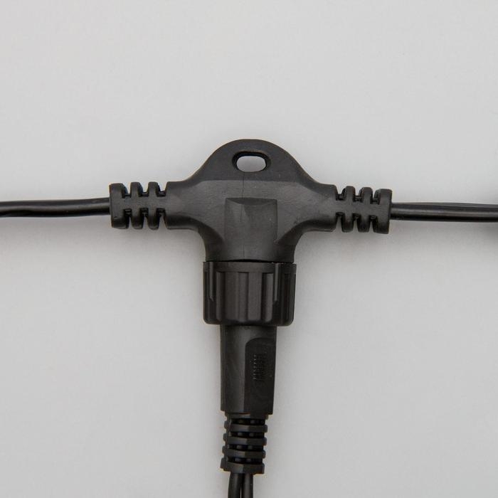 Гирлянда «Занавес» 2 × 6 м, IP65, УМС, тёмная нить, 1440 LED, свечение тёплое белое, 220 В Гирлянда «Занавес» 2 × 6 м, IP65, УМС, тёмная нить, 1440 LED, свечение тёплое белое, 220 В