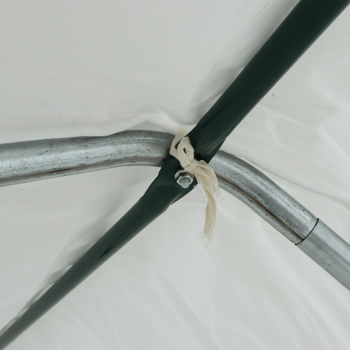 Теплица, 2,5 &times; 2,45 &times; 2,1 м, оцинкованный металл, профиль d = 25 мм, чехол из спанбонда 90 г/м&sup2;, МИКС