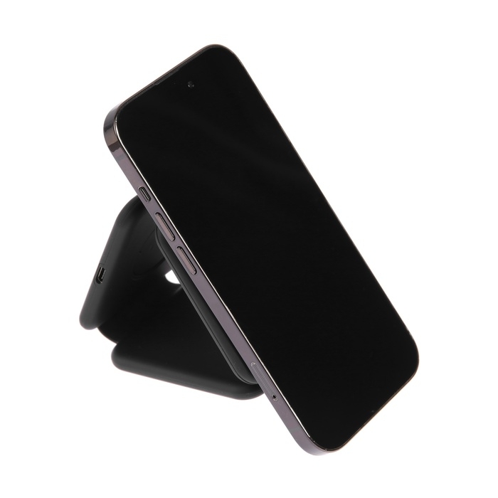 Беспроводная зарядка 3 в 1 H39, 15 W, подсветка, поддержка MagSafe, складная, стекло, чёрная Беспроводная зарядка 3 в 1 H39, 15 W, подсветка, поддержка MagSafe, складная, стекло, чёрная