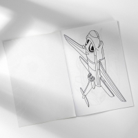 Подарочный набор блокнот-раскраска, трафарет, наклейки и восковые мелки &laquo;Футбол&raquo;