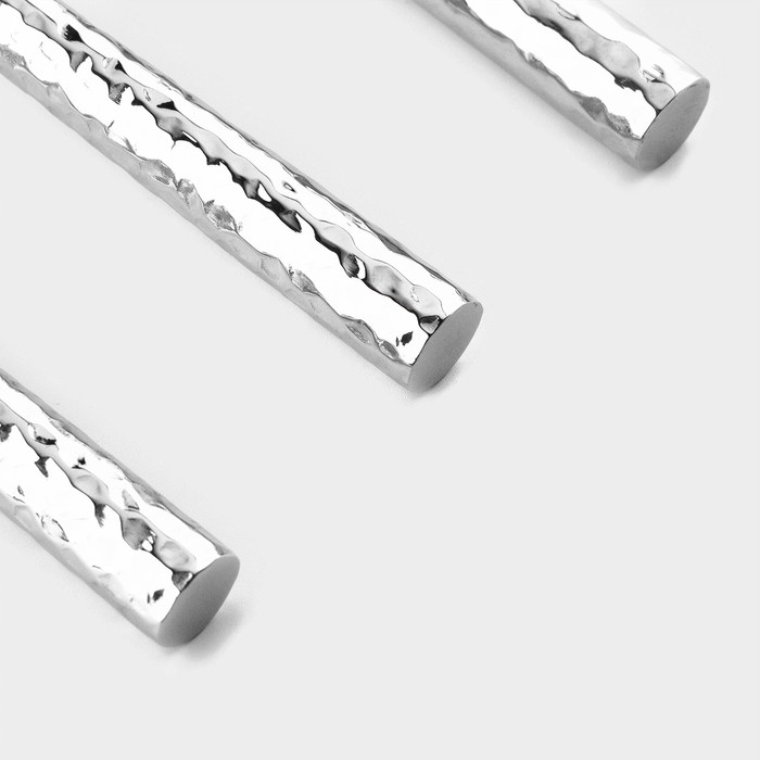 Набор столовых приборов из нержавеющей стали Magistro Spark, 4 предмета, цвет хромированный Набор столовых приборов из нержавеющей стали Magistro Spark, 4 предмета, цвет хромированный