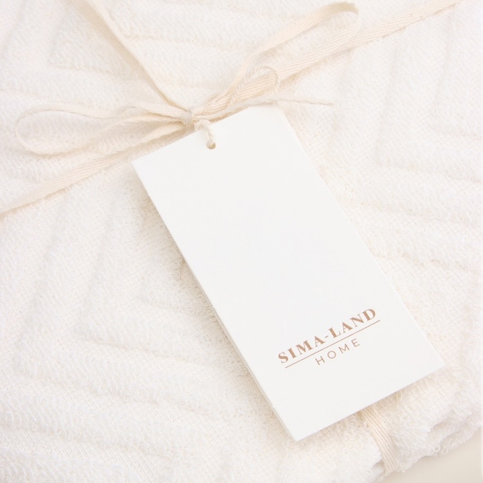 Полотенце махровое SL HOME: Geometry Полотенце махровое SL HOME: Geometry "Блан де Блан" 67х140 см, 83% хлопок, 17% лён, 500 г/м2 1024309