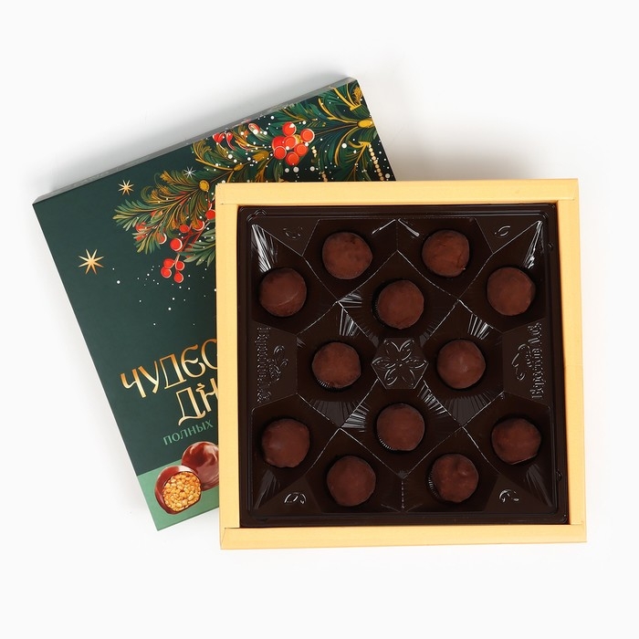 Конфеты грильяж с арахисом, изюмом, цукатами из апельсина и мёдом &laquo;Чудесных дней&raquo;, 135 г