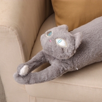 Мягкая игрушка &laquo;Кот&raquo;, 70 см, цвет серый