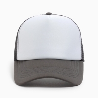 Бейсболка женская с сеткой MINAKU, цвет серый, размер 56-58