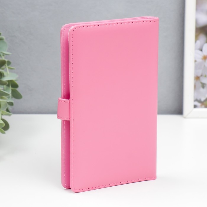 Фотоальбом для фото мини камер 96 фото 8,9х6 см "Фотик" ярко-розовый 1,5х11,5х19 см