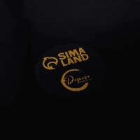 Тарелка керамическая &laquo;Обсидиан&raquo;, 17 см, цвет чёрный