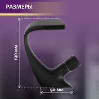 Смеситель для раковины ZEIN Z3877, однорычажный, интерьерный, высота 16 см, латунь, черный Смеситель для раковины ZEIN Z3877, однорычажный, интерьерный, высота 16 см, латунь, черный