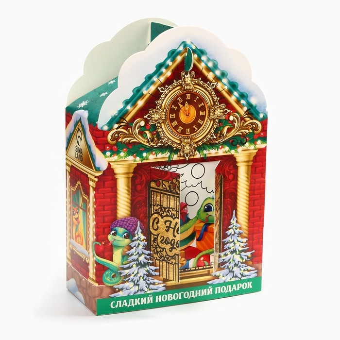 Сладкий подарок &laquo;Сказочный дом&raquo;: шоколадные конфеты с раскраской, 500 г.