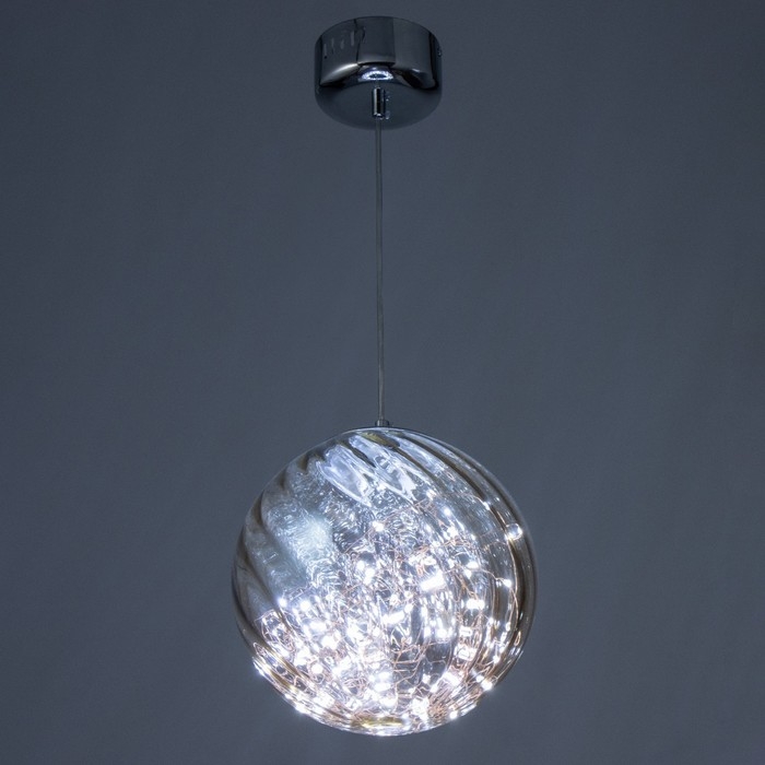 Светильник BayerLux Светильник BayerLux "Шар" LED 15Вт 6000К янтарное стекло 25х25х125см