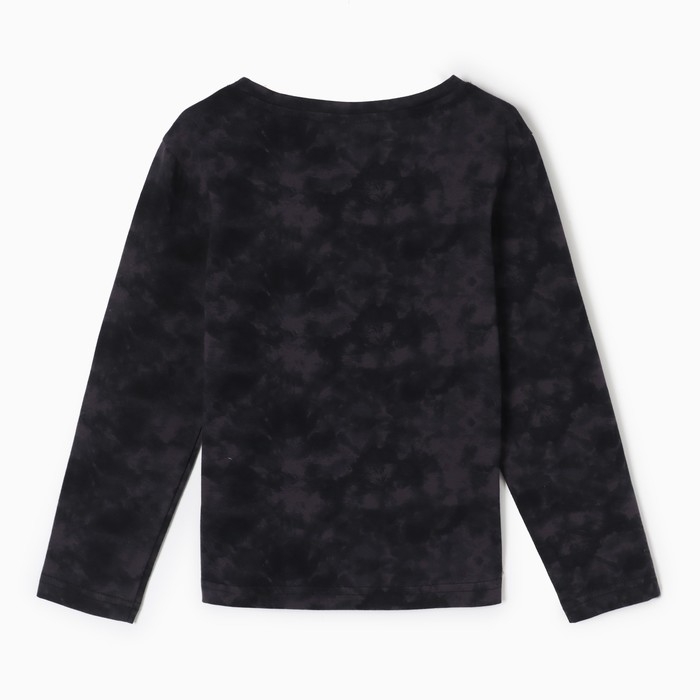 Футболка c дл. рук. детская KAFTAN Футболка c дл. рук. детская KAFTAN "Trendy" р.30 (98-104), серый тай дай