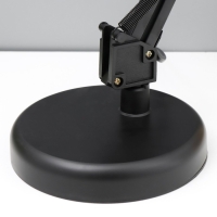 Настольная лампа "Юника" Е27 40Вт черный 14,5х14,5х53 см RISALUX Настольная лампа "Юника" Е27 40Вт черный 14,5х14,5х53 см RISALUX