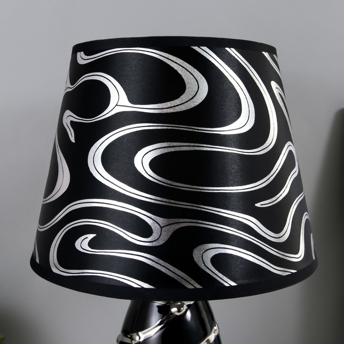 Настольная лампа 32156/1 E14 40Вт черный 22х22х38 см RISALUX