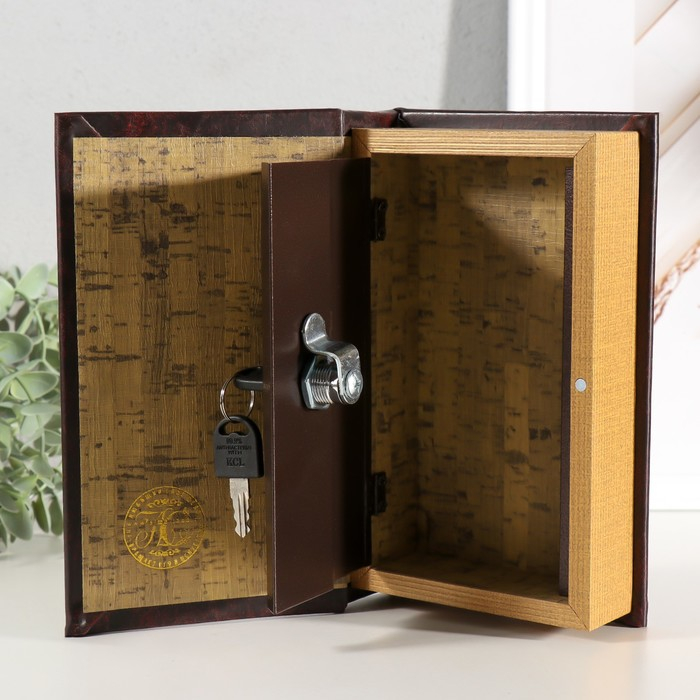 Сейф дерево книга Мой капитал 21*13*5 см