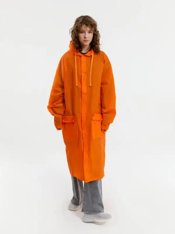 Дождевик RainDrop, оранжевый, размер XS/S