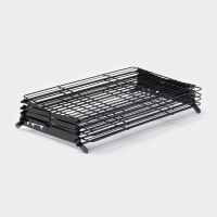 Решётка для глазирования и остывания кондитерских изделий, 4 яруса, 43,5&times;25,5&times;8 см, цвет чёрный