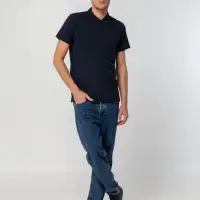 Рубашка поло мужская Spring 210 темно-синяя (navy), размер M Рубашка поло мужская Spring 210 темно-синяя (navy), размер M