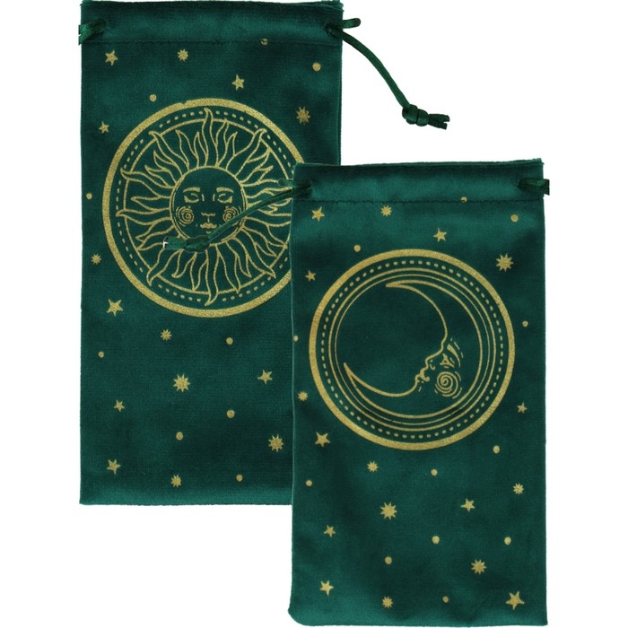 Карты таро "Арт Нуво. Сказания престолов", карты гадальные, 78 карт, 6.3х12 см, с мешочком