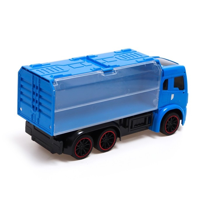 Грузовик радиоуправляемый «Автовоз», с 5 машинками, работает от аккумулятора, цвет синий Грузовик радиоуправляемый «Автовоз», с 5 машинками, работает от аккумулятора, цвет синий