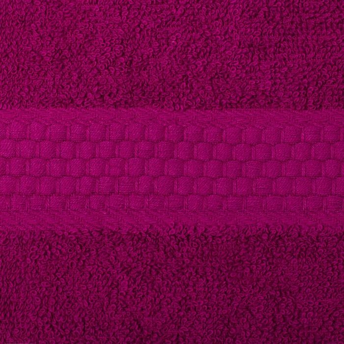 Полотенце махровое гладкокрашеное &laquo;Эконом&raquo; 70х130 см, цвет фуксия