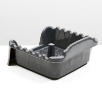 Туалет "Риф" со столбиком, для собак, 40 х 40 см, серый FIX Туалет "Риф" со столбиком, для собак, 40 х 40 см, серый FIX