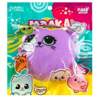 Антистресс сквиш мялка &laquo;Кошечка&raquo;,с пастой, в пакете