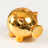 Копилка керамика "Золотой хрюн" 11,3х8,9х9,5 см